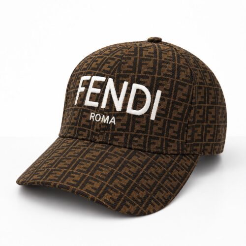 Fendi Roma Coffee FF Baseball Cap
