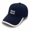 Miu Miu Blue Baseball Cap