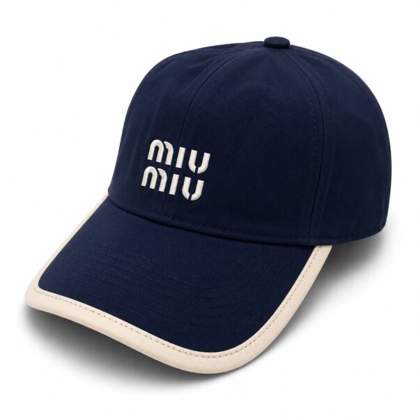 Miu Miu Blue Baseball Cap