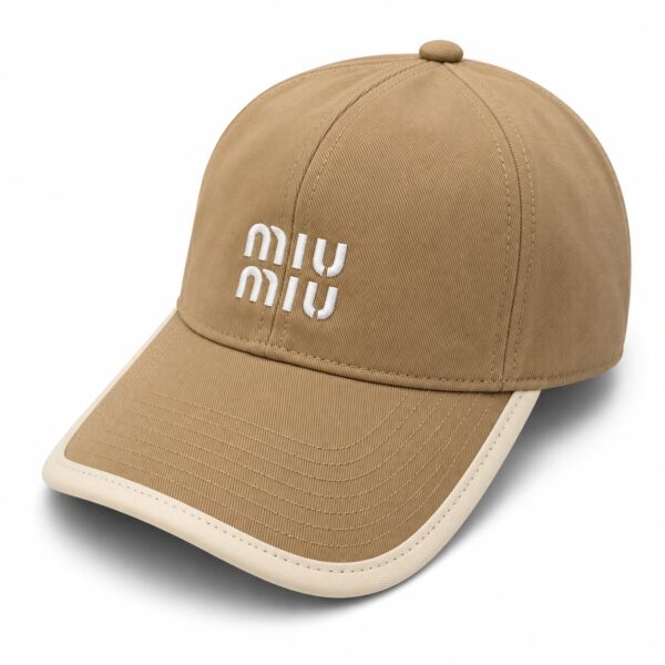Miu Miu Khaki Baseball Cap