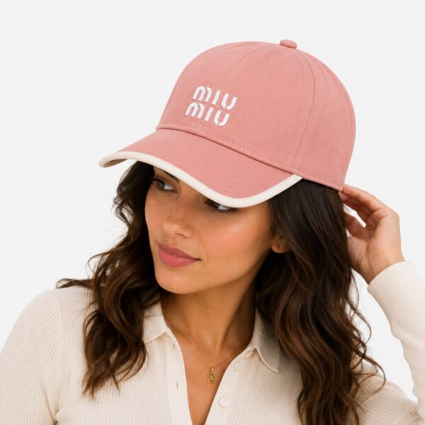 Miu Miu Pink Baseball Cap