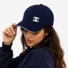 Chanel Blue Baseball Cap