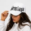 Balenciaga Cross White Baseball Cap