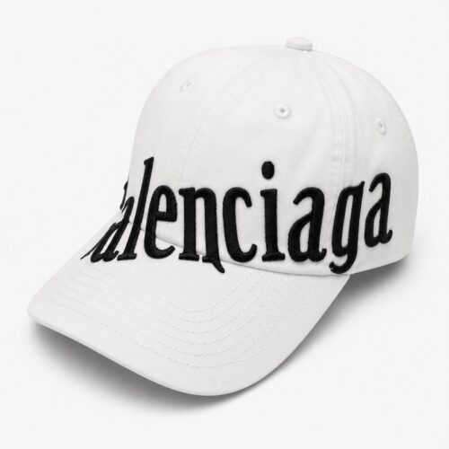 Balenciaga Cross White Baseball Cap