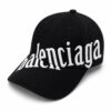 Balenciaga Cross Black Baseball Cap