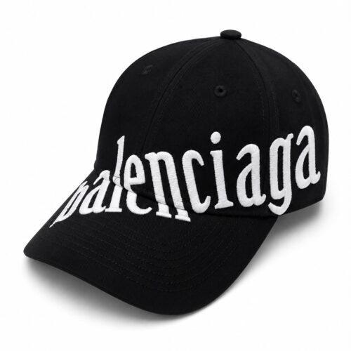 Balenciaga Cross Black Baseball Cap