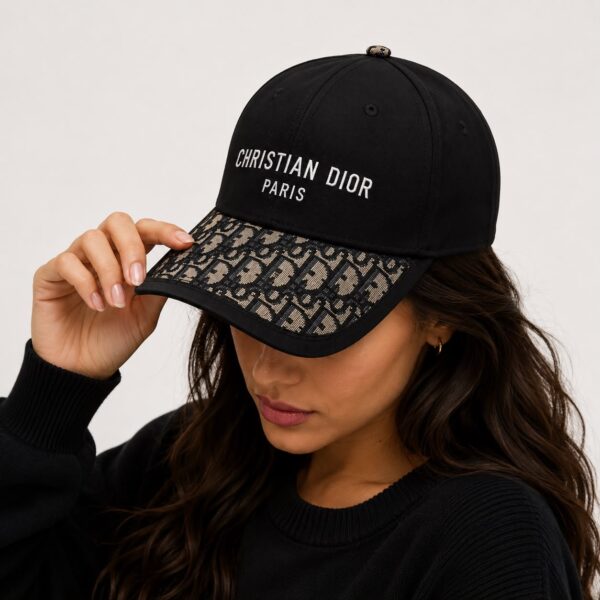 Christian Dior Paris Black Baseball Cap