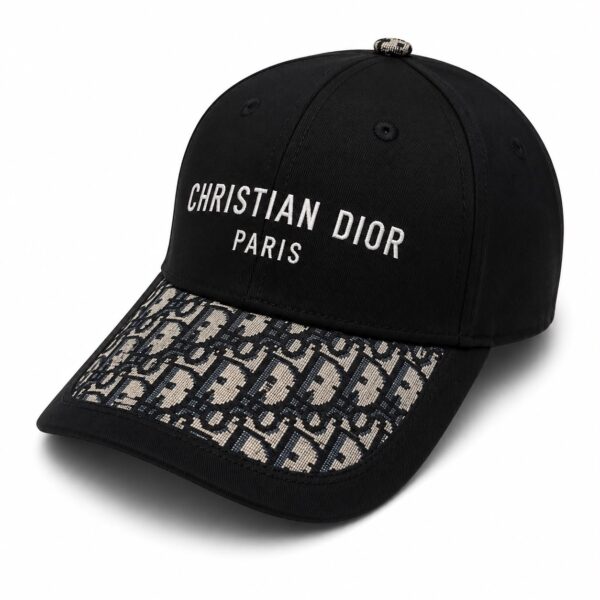 Christian Dior Paris Black Baseball Cap