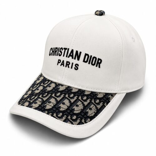 Christian Dior Paris White Baseball Cap