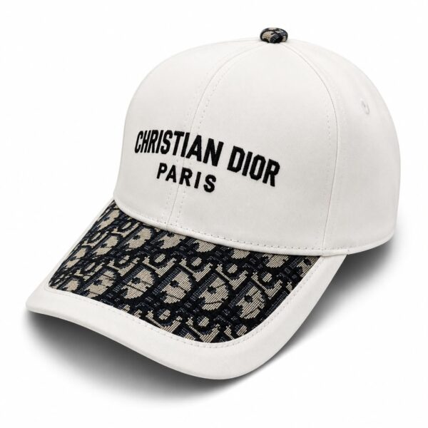 Christian Dior Paris White Baseball Cap