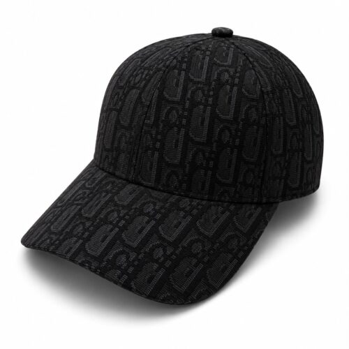 Christian Dior CD Black Baseball Cap