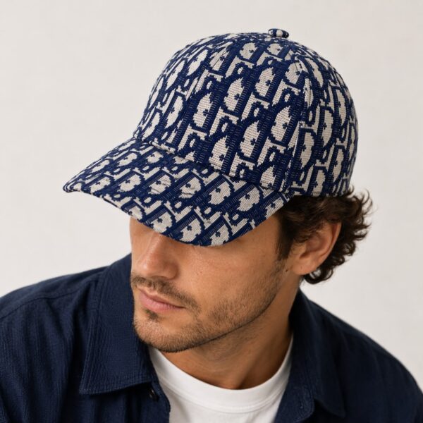 Christian Dior CD Blue Baseball Cap