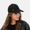 Louis Vuitton Black LV Side Logo Baseball Cap