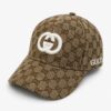 Gucci Reverse GG Khaki Unisex Baseball Cap