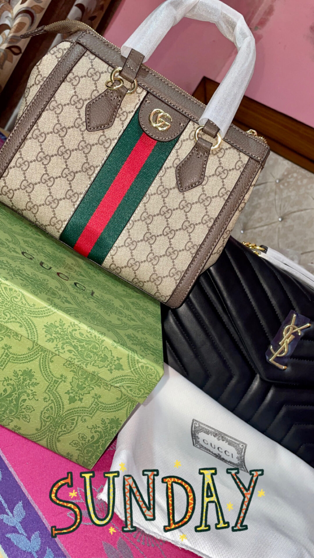 Gucci Ophidia Coffee Small Handbag photo review